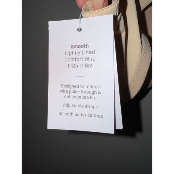 Auden smooth lightly lined comfort Tshirt bra 36B NWT - Picture 4 of 6